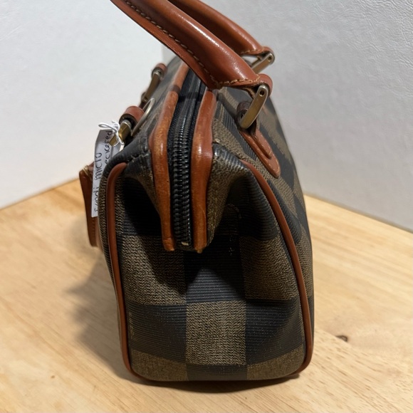 Fendi Micro Boston Checkered bag - Picture 5 of 12